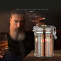 Humidor na cygara z akrylu z higrometrem 823004