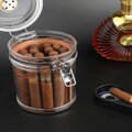 Humidor na cygara z akrylu z higrometrem 823004