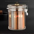 Humidor na cygara z akrylu z higrometrem 823004