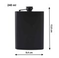 Butelka Kieszonkowa 89304 Black