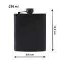 Butelka Kieszonkowa 89304 Black