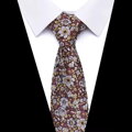 Krawat z kwiatami 7021