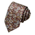Krawat z kwiatami 7021