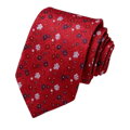 Krawat z kwiatami 7021