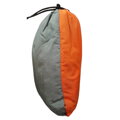 Hamak dwuosobowy Taganga 270x135cm pomarańczowo-szary