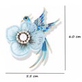 Broszka Kwiat z Ptakiem 3021
