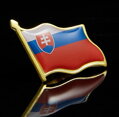 Broszka Słowacka flaga 32120