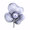 Broszka Kwiat z Perłą 3866