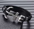 Skórzana bransoletka Anchor 3114
