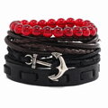 Skórzana bransoleta Anchor 3311-15