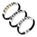 Skórzana bransoleta Chain 30294-23