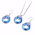 Wisiorek Blue circle 3522-32