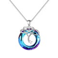 Wisiorek Blue circle 3522-32