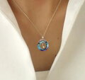 Wisiorek Blue circle 3522-32