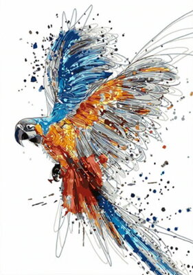 Malowanie po numerach Papuga M991861