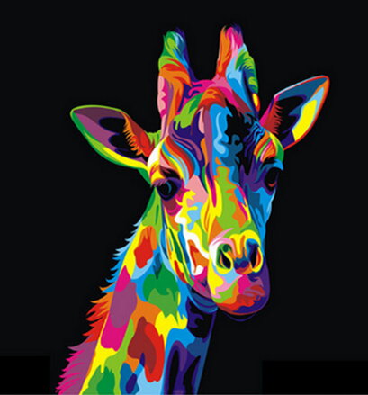 Diamentowa mozaika Żyrafa D0856