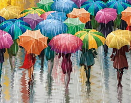 Diamentowa mozaika Parasole D3561