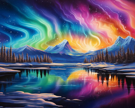 Diamentowa mozaika Aurelia Borealis D4946