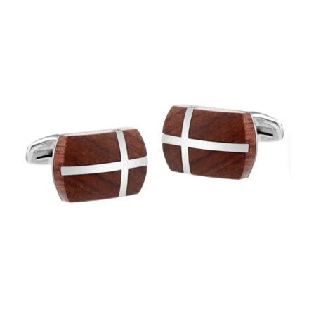 Drewniane spinki do mankietów 321508