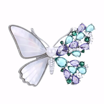 Broszką Motyl 3034