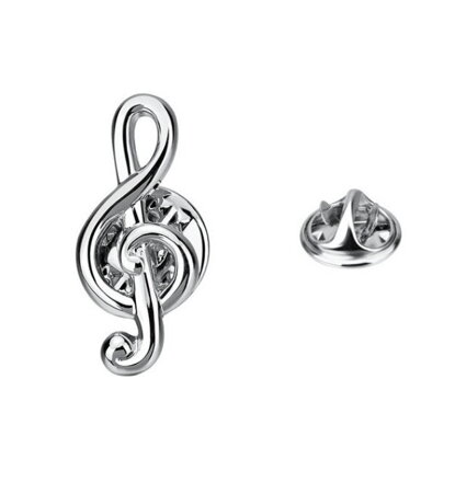 Przypinka do klapy Klucz wiolinowy 34619