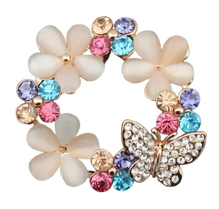 Broszka Kwiaty 35706