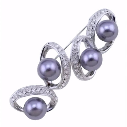 Broszką Blueberries 3888