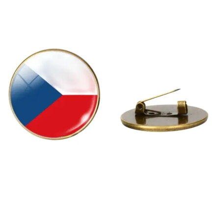 Broszka Czeska flaga 32119