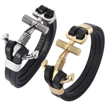 Skórzana bransoletka Anchor 3114