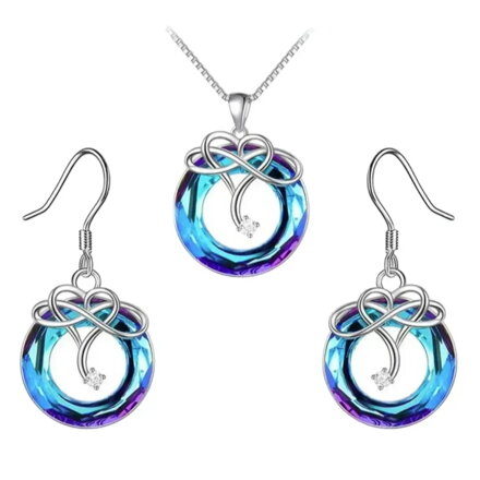 Wisiorek Blue circle 3522-32