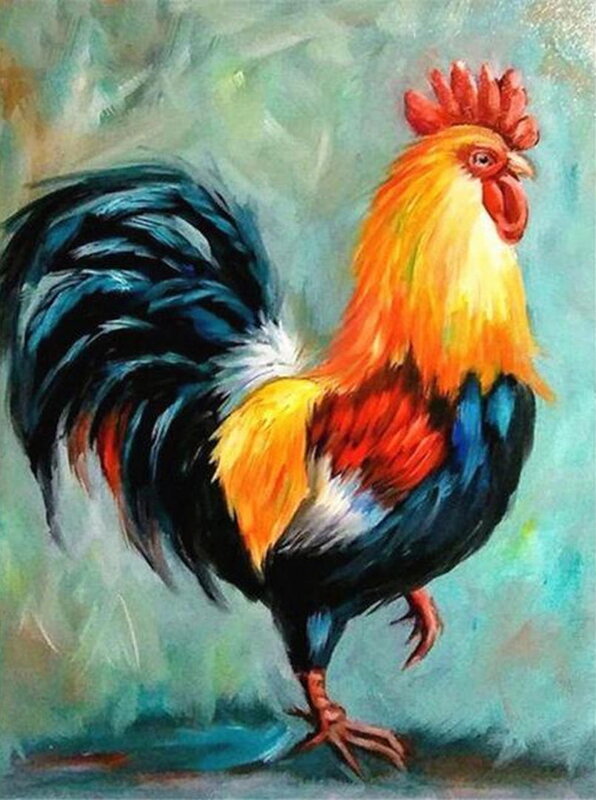 Diamentowa mozaika Kogut D1229