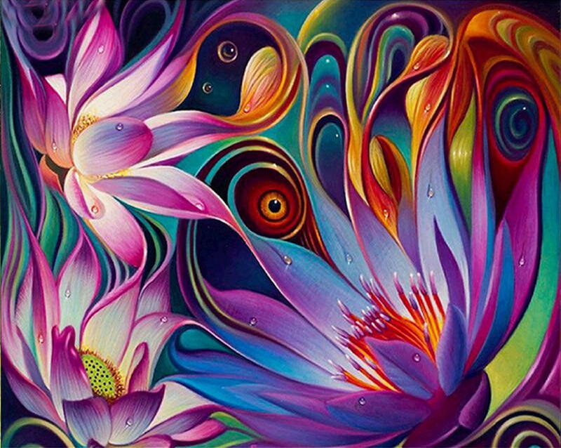 Diamentowa mozaika Kwiaty D5223 Diamentowa mozaika Kwiaty D5223