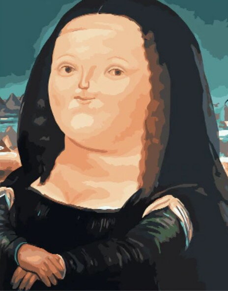 Malowanie po numerach Fernando Botero - Mona Lisa M991756 Malowanie po numerach Fernando Botero - Mona Lisa M991756