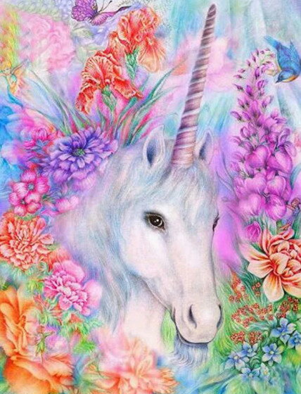 Malowanie po numerach Jednorożec M99994