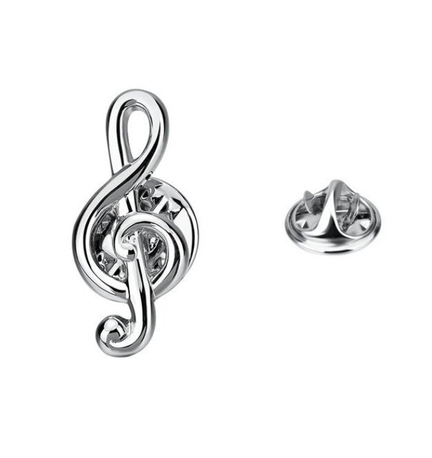 Przypinka do klapy Klucz wiolinowy 34619