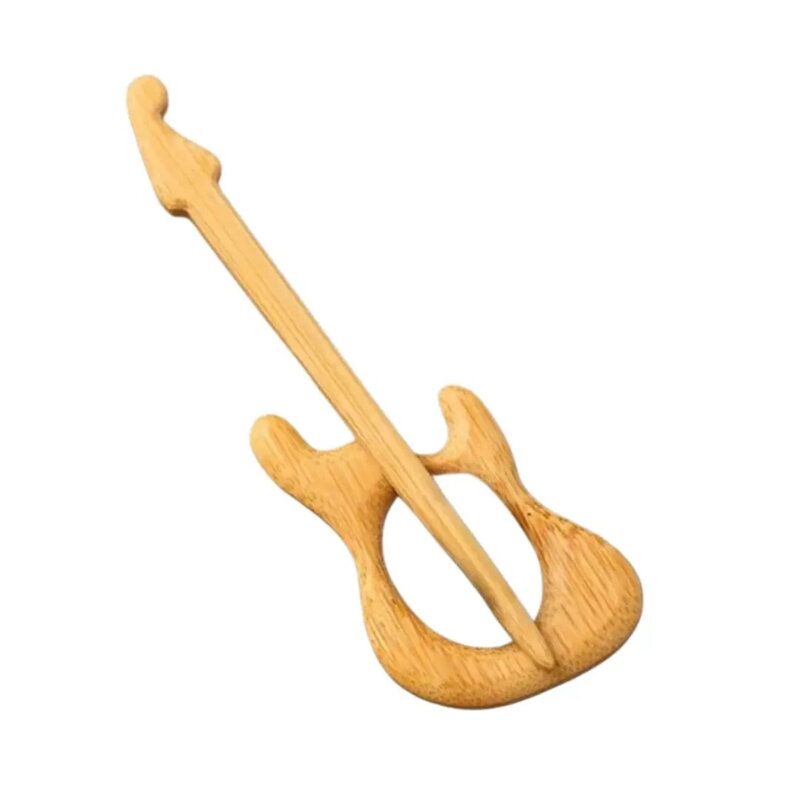 Drewniana broszka Gitara 3922